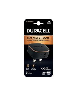 Duracell Dual Fast Charger USB Type A & C