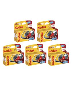 Kodak Fun Flash Single Use Camera Five Pack