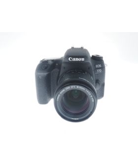 Used Canon EOS 77D DSLR Camera &amp; 18-55mm IS Lens