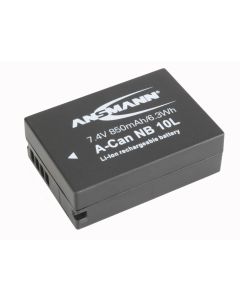 Ansmann Canon NB-10L Digital Camera Battery for SX40, SX50, SX60, G15, G16, G3 X, G1 X. 