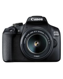 Canon EOS 2000D DSLR Camera & 18-55mm IS II Lens Kit