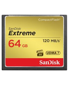 SanDisk 64GB 120MBs UDMA 7 Extreme Compact Flash Memory Card
