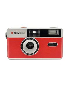 Agfa 35mm Reusable Film Camera (Red)