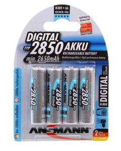 Ansmann AA NiMh 2850mAh x4 Batteries