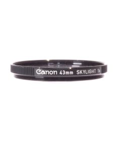 Used Canon 43mm Skylight 1X Filter