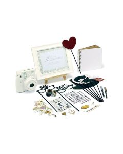 Fujifilm Instax Mini 9 Instant Camera Wedding Bundle (White)