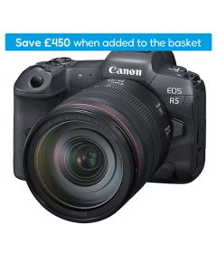 Canon EOS R5 Mirrorless Camera &amp; 24-105mm f4 L IS USM RF Lens