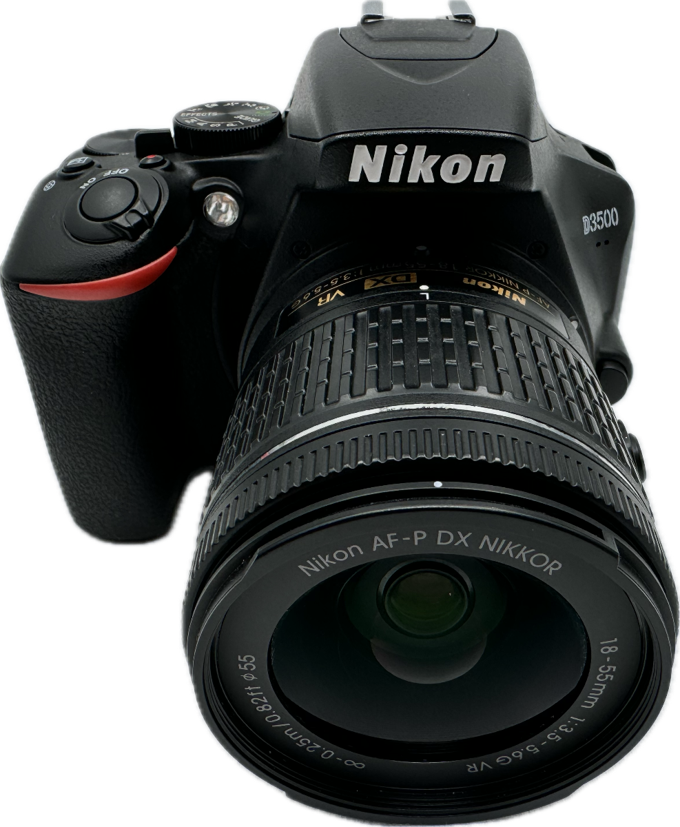 Used Nikon D3500/18-55mm f3.5/5.6G VR AF-P with low 6749 shutter count (Commission Sale)