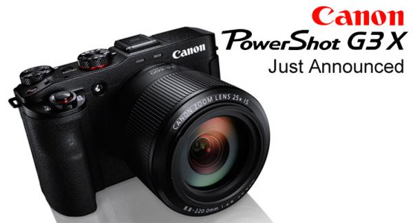 Canon unveil the Powershot G3X - a true hybrid