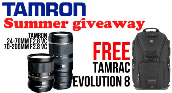 FREE Tamrac Evolution 8 with Tamron lenses