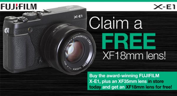 Free Lens offer shifts to Fuji X-E1