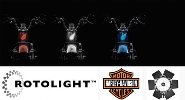 Rotolight lights the way on Harley Davidson Campaign